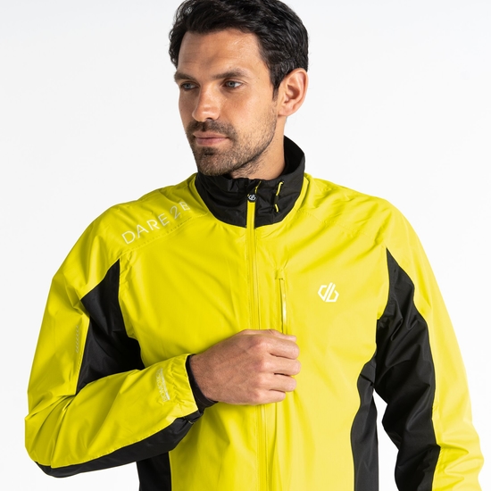 Men's Mediant II Jacket Neon Spring Black