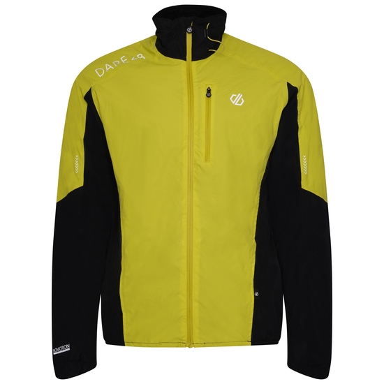 Men's Mediant II Jacket Neon Spring Black