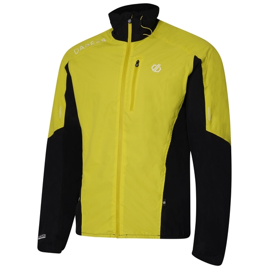 Men's Mediant II Jacket Neon Spring Black
