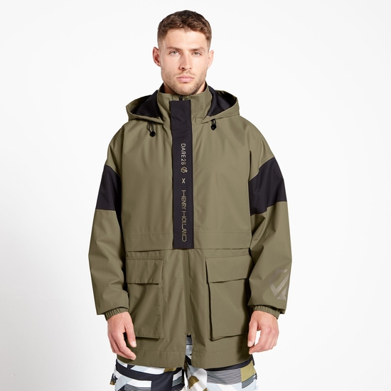 Henry Holland - Illude Waterproof Jacket Slate Green
