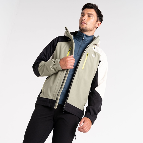 Men's Arising Waterproof Jacket Oil Green Black
