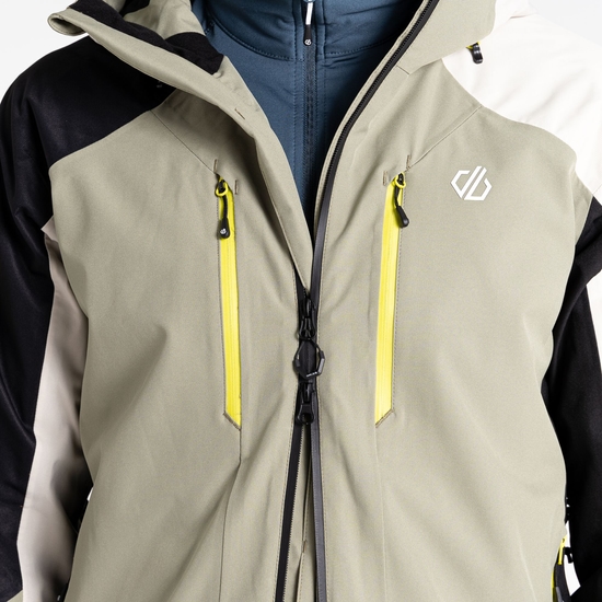 Men's Arising Waterproof Jacket Oil Green Black