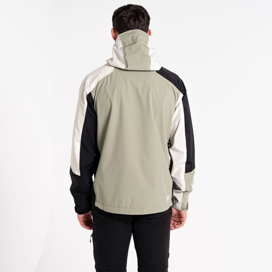 Men's Arising Waterproof Jacket Oil Green Black