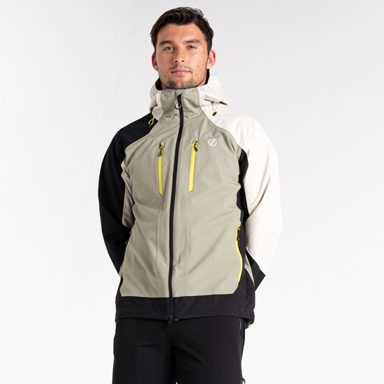Men's Arising Waterproof Jacket Oil Green Black