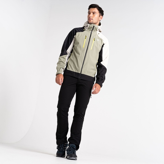 Men's Arising Waterproof Jacket Oil Green Black