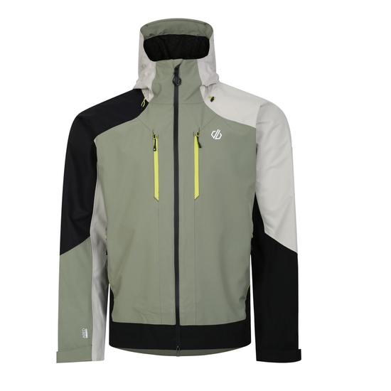 Men's Arising Waterproof Jacket Oil Green Black