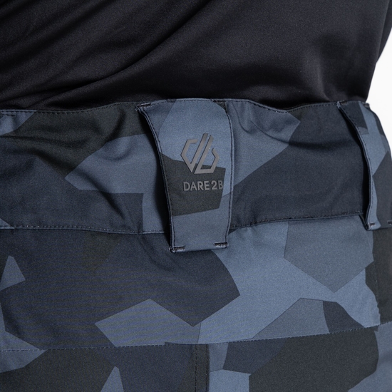 Men's Baseplate Ski Pant Black Camo Print