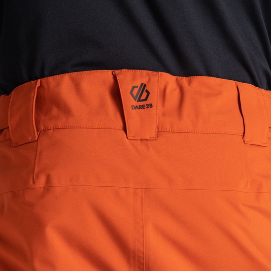 Men's Baseplate Ski Pant Brown Orange 