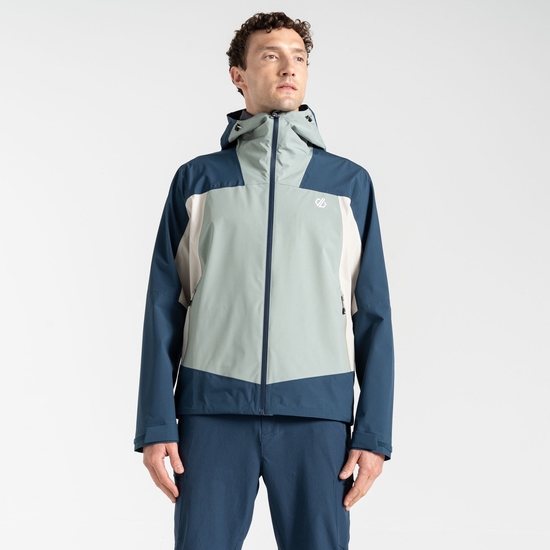 Men's Endurance Waterproof Jacket Green Moonlight Denim