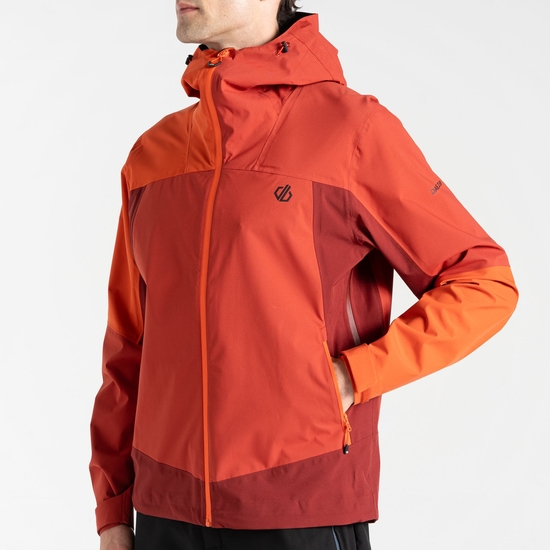 Herren Endurance wasserdichte Jacke Rot