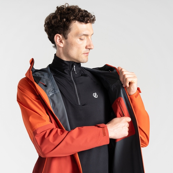 Herren Endurance wasserdichte Jacke Rot