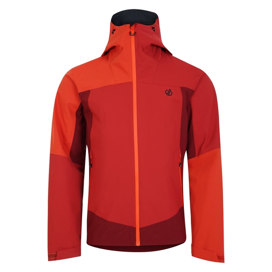 Herren Endurance wasserdichte Jacke Rot