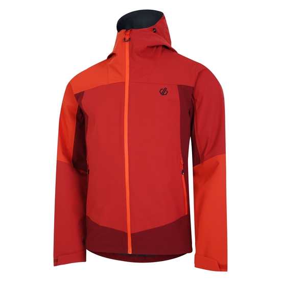 Herren Endurance wasserdichte Jacke Rot