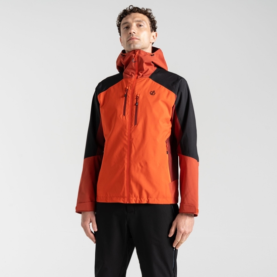 Men's Arising II Waterproof Jacket Cinnamon Tuscan Red