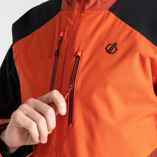 Men's Arising II Waterproof Jacket Cinnamon Tuscan Red