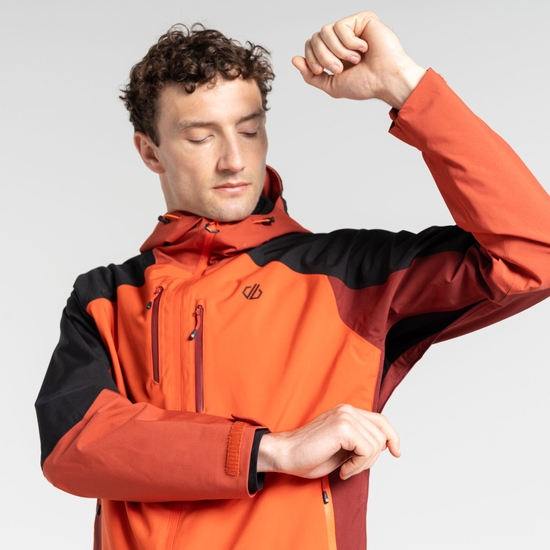 Men's Arising II Waterproof Jacket Cinnamon Tuscan Red