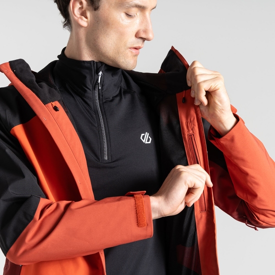 Men's Arising II Waterproof Jacket Cinnamon Tuscan Red