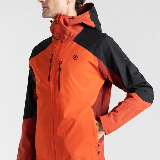 Men's Arising II Waterproof Jacket Cinnamon Tuscan Red
