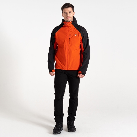 Men's Torrek Mountain Waterproof Jacket Cinnamon Black