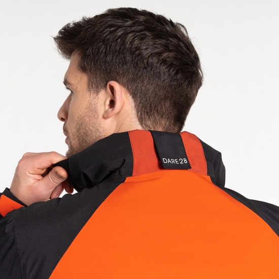 Men's Torrek Mountain Waterproof Jacket Cinnamon Black