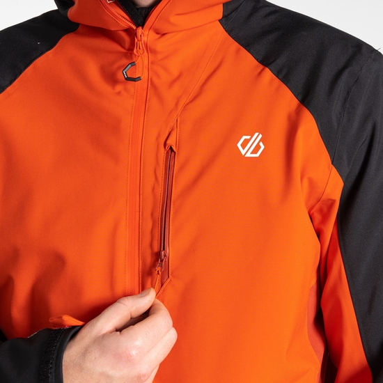 Men's Torrek Mountain Waterproof Jacket Cinnamon Black