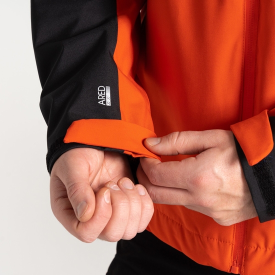 Men's Torrek Mountain Waterproof Jacket Cinnamon Black