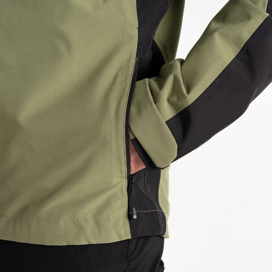 Men's Torrek Mountain Waterproof Jacket Olivine Green Black