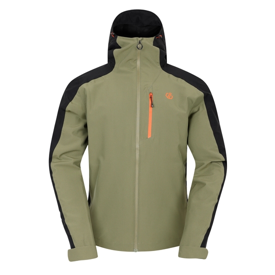 Men's Torrek Mountain Waterproof Jacket Olivine Green Black