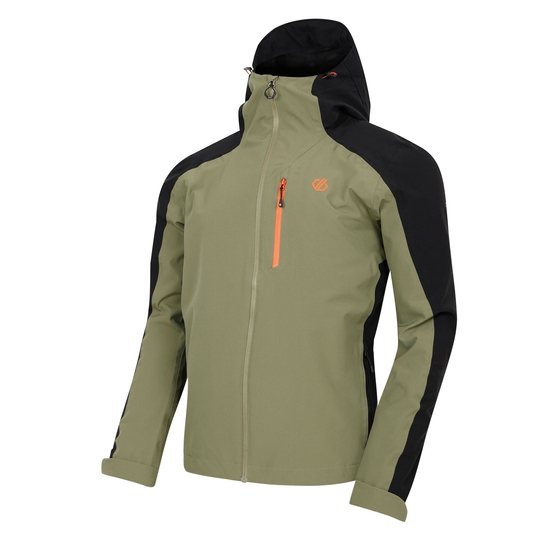 Men's Torrek Mountain Waterproof Jacket Olivine Green Black