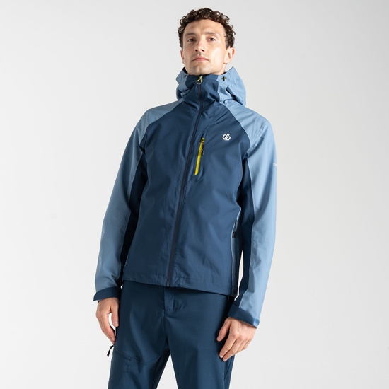 Men's Mountain Series Waterproof Jacket Moonlight Denim Blue