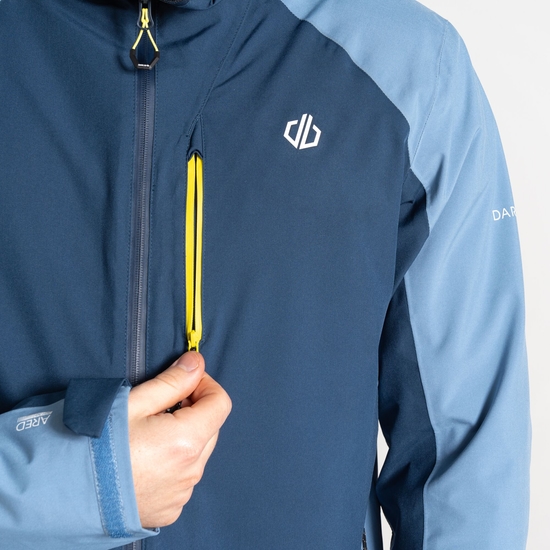 Herren Torrek Mountain Wasserdichte Jacke Blau