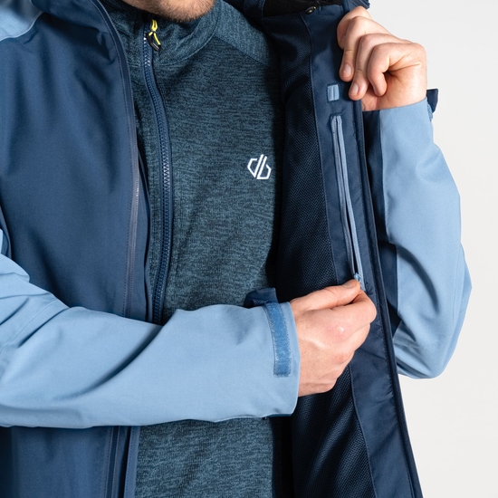 Herren Torrek Mountain Wasserdichte Jacke Blau
