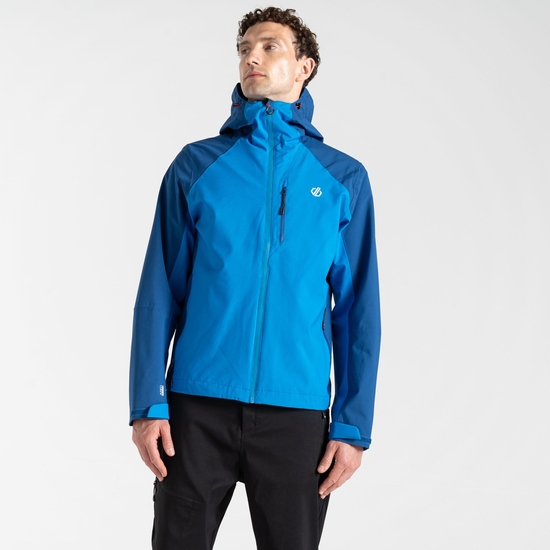 Men's Mountain Series Waterproof Jacket Laser Blue Athletic Blue