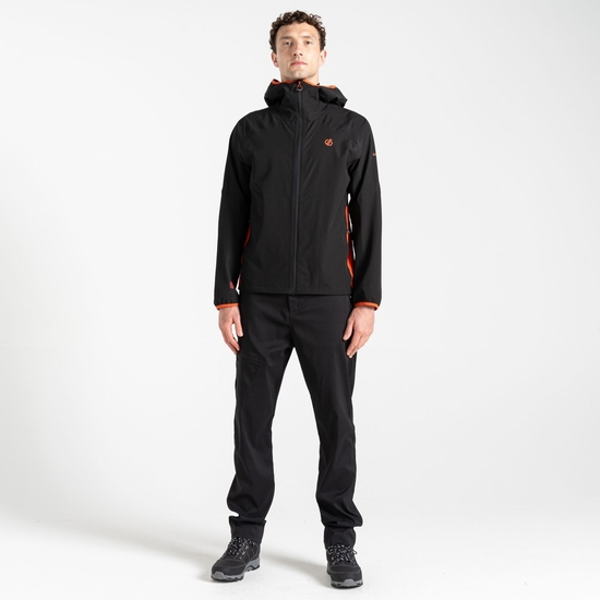 Herren Torrek Mountain Lite Wasserdichte Jacke Schwarz