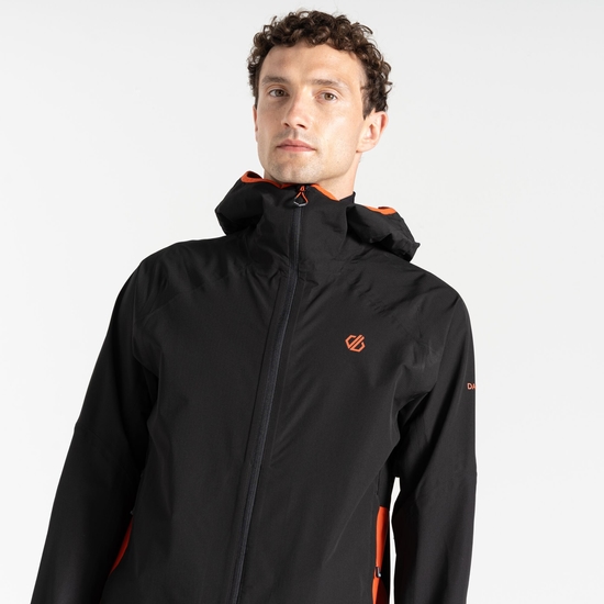 Herren Torrek Mountain Lite Wasserdichte Jacke Schwarz