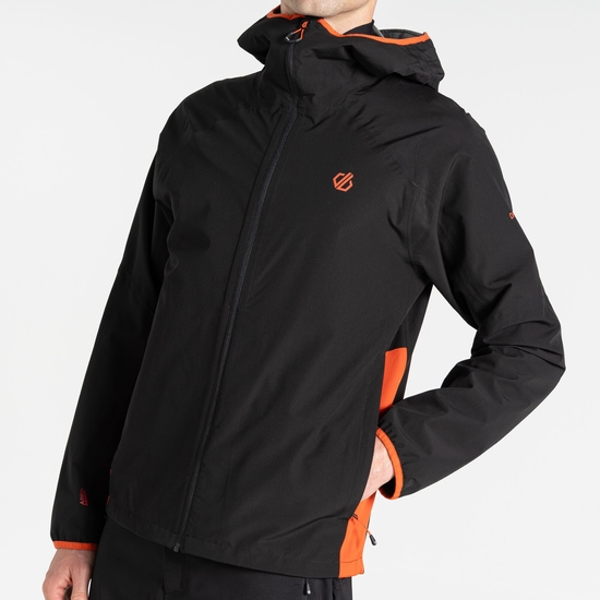 Herren Torrek Mountain Lite Wasserdichte Jacke Schwarz