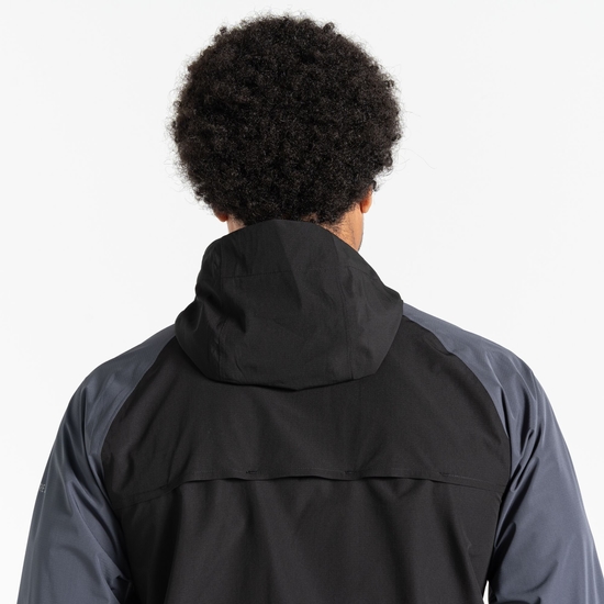 Men's Movement Waterproof Jacket Ebony Grey Black