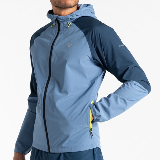 Herren Movement wasserdichte Jacke Blau
