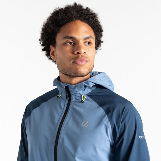 Herren Movement wasserdichte Jacke Blau