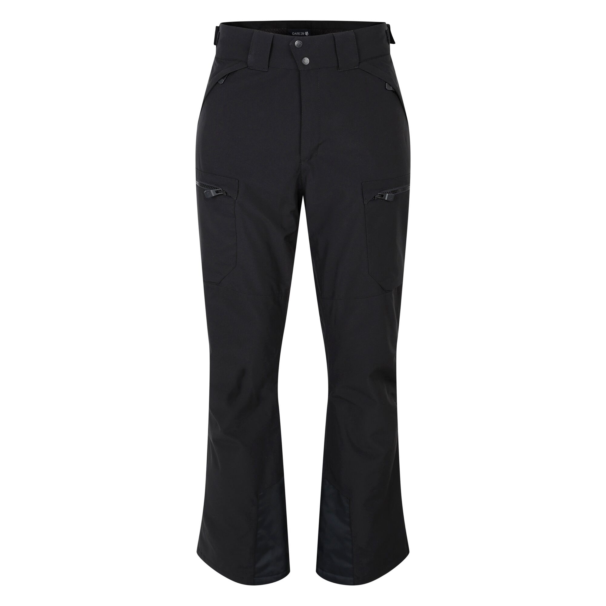 Dare 2b Men's Water-repellent Black Baseplate II Ski Pants, Size: L