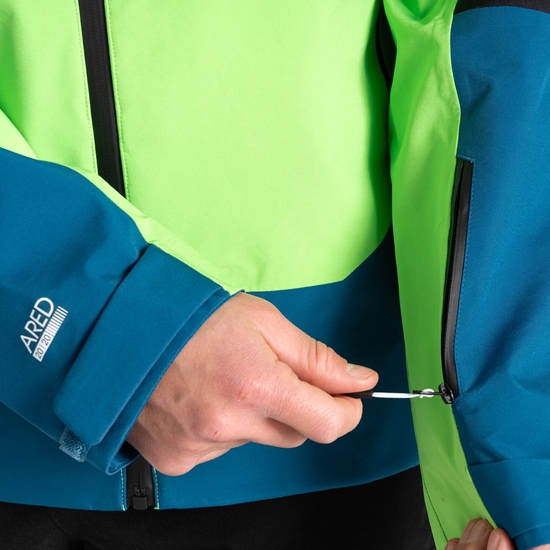 Herren Roving II Wasserdichte jacke Seegrün & Blau