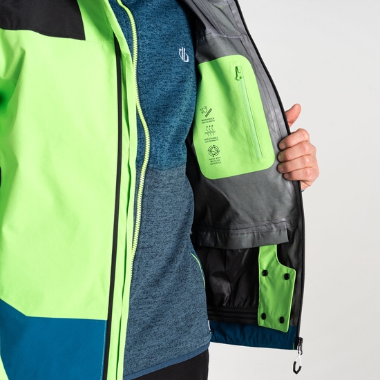 Herren Roving II Wasserdichte jacke Seegrün & Blau