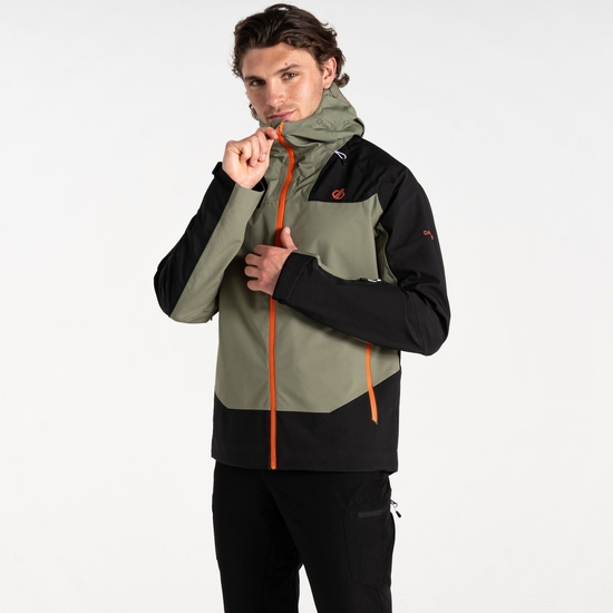 Herren Roving II Wasserdichte jacke Olivgrün & Schwarz