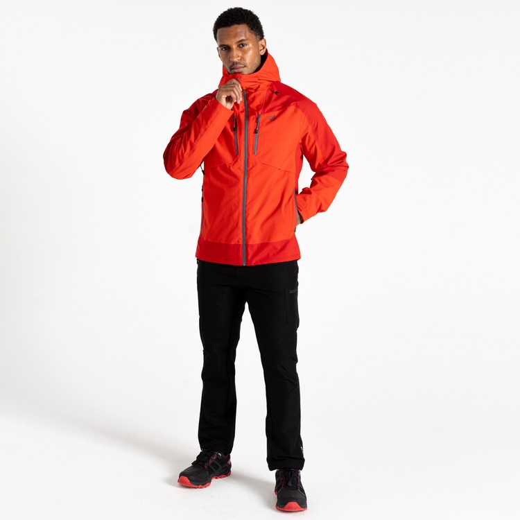 ウェア reeza Dare 2b - Men's Arising III Waterproof Jacket - Danger Red