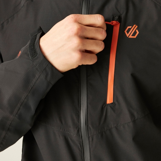 Dare 2b - Veste imperméable pour homme Breathe Out Noir