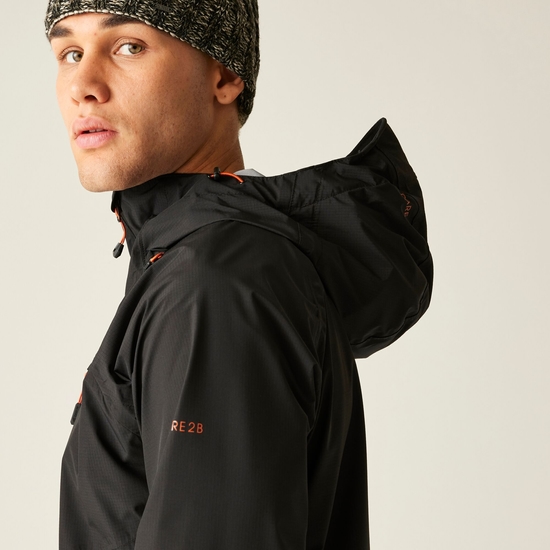 Dare 2b - Veste imperméable pour homme Breathe Out Noir