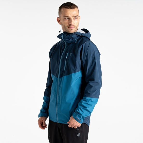 Men's Breathe Out Waterproof Jacket Bluesteel