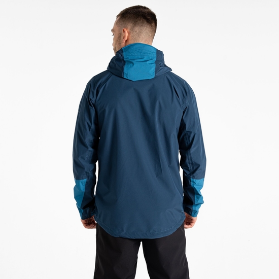 Men's Breathe Out Waterproof Jacket Bluesteel