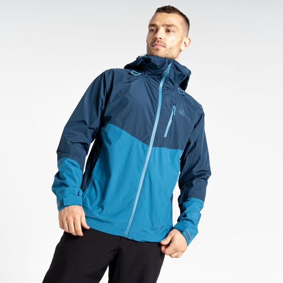 Men's Breathe Out Waterproof Jacket Bluesteel