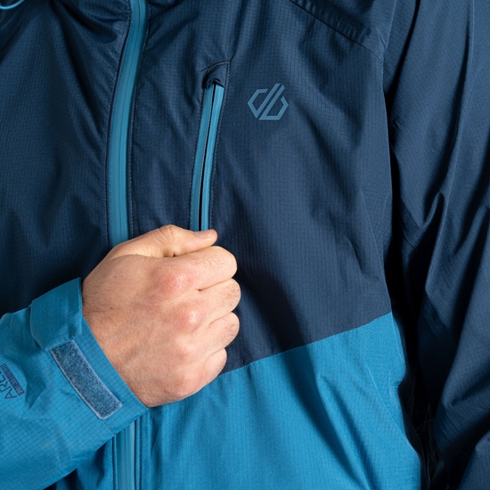 Men's Breathe Out Waterproof Jacket Bluesteel